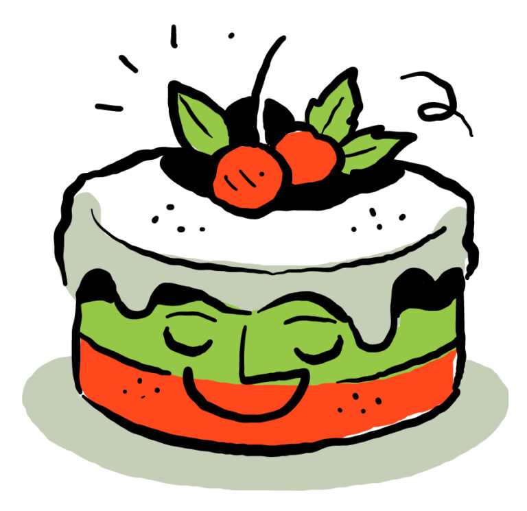 Cake illustration