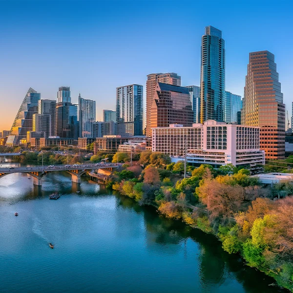 Beautiful View of Austin, TX.