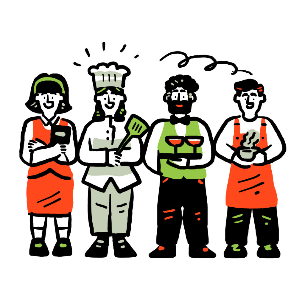Group of employees
