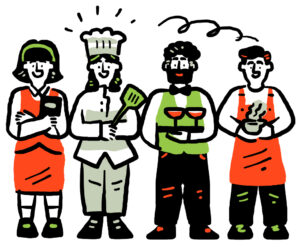 Group of employees