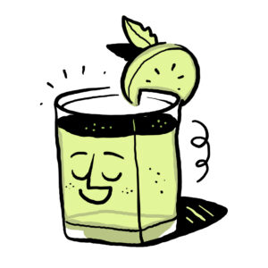 Green cup