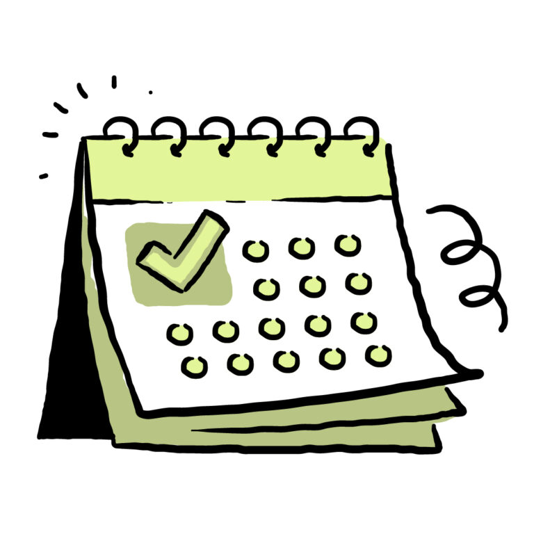 Calendar illustration