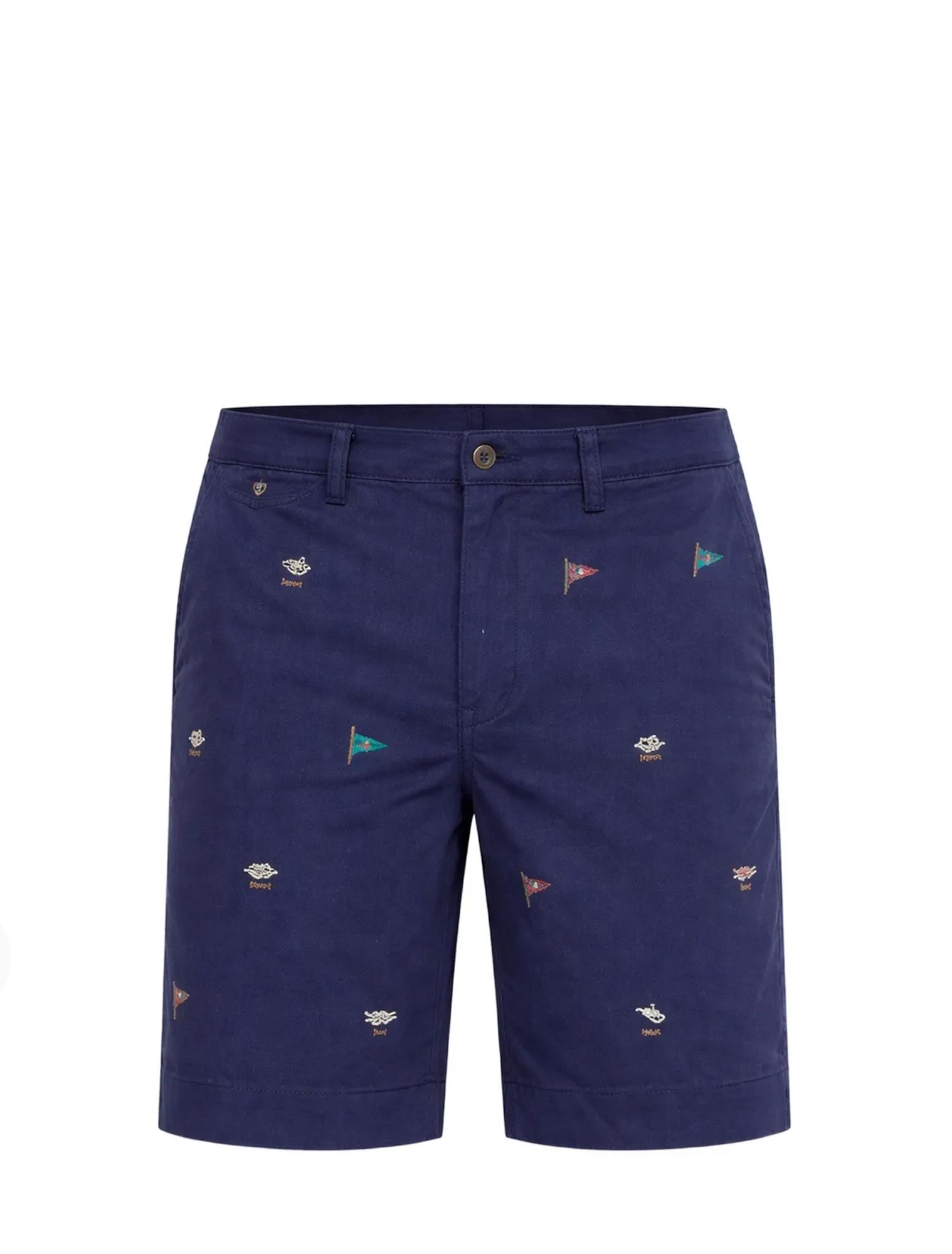 Shorts con ricamo