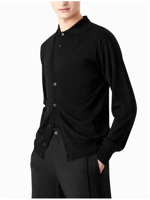 Cardigan con scollo a V Emporio Armani | 8N1E211M67Z0999