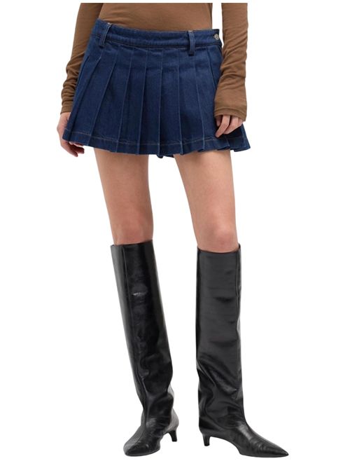 Gonna Pleated Mini 7 For All Mankind | 7UZ60555U71NX