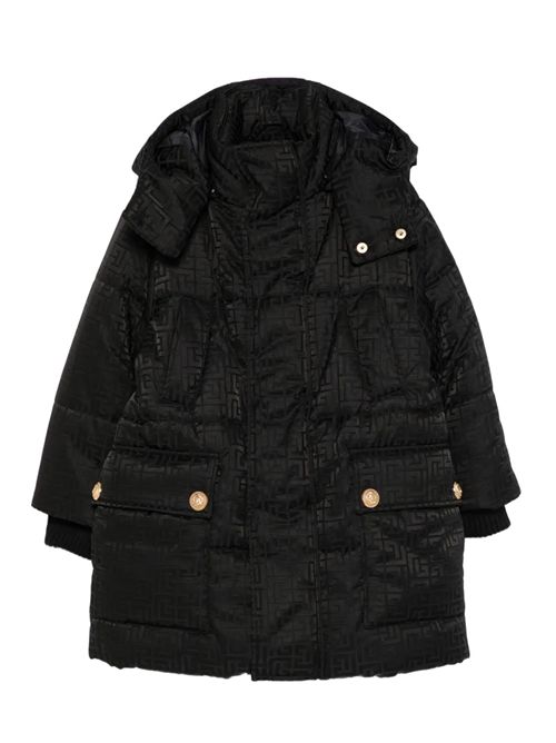 Piumino con cappuccio Balmain | BX2P50B0092930