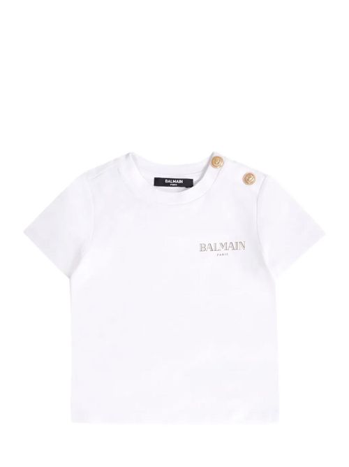 T-shirt con logo Balmain | BX8521Z3186100OR