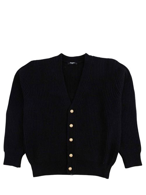 Cardigan a costine Balmain | BX9P70Z3294930OR
