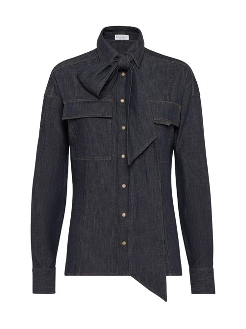 Camicia in denim Brunello Cucinelli | MA792MY506C001