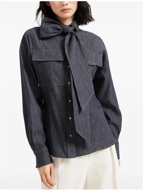 Camicia in denim Brunello Cucinelli | MA792MY506C001