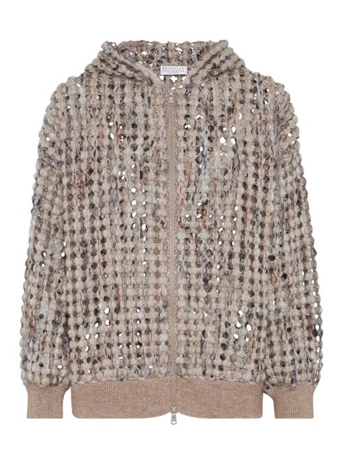 Cardigan con paillettes Brunello Cucinelli | MGSR24306COE63