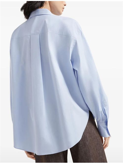 Camicia con fiocco Brunello Cucinelli | MH772MY526C172