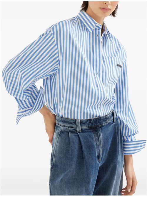 Camicia a righe Brunello Cucinelli | MW601NB206C013