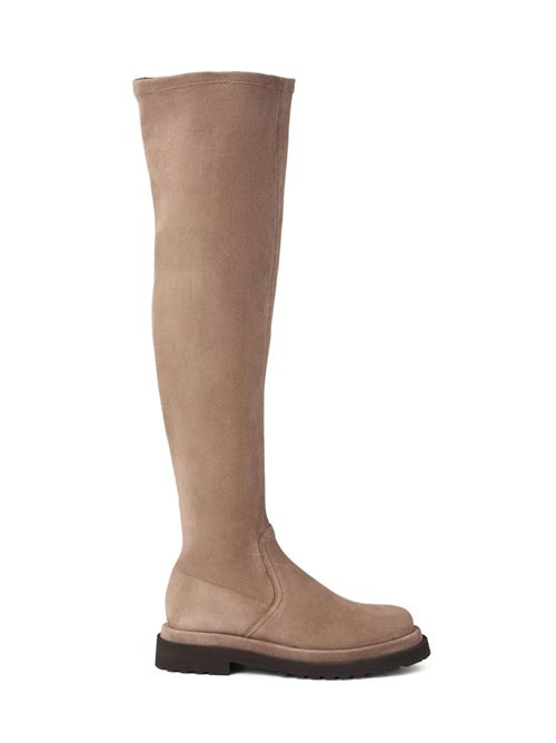 Stivali in pelle scamosciata Brunello Cucinelli | MZSFG3116C4395