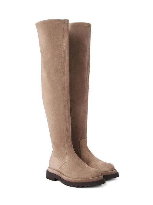 Stivali in pelle scamosciata Brunello Cucinelli | MZSFG3116C4395