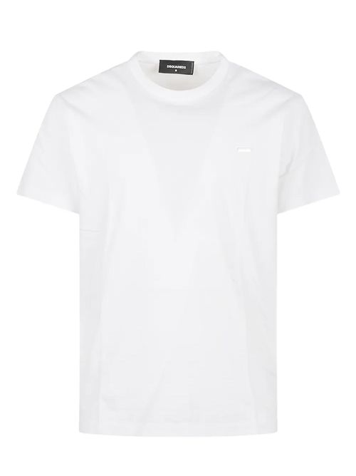 T-shirt con placca logo Dsquared2 | S74GD1253D20020100