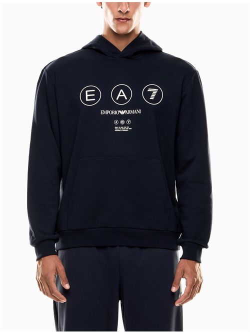 Felpa con stampa E.A. 7 | 7M000978AF17787UB102