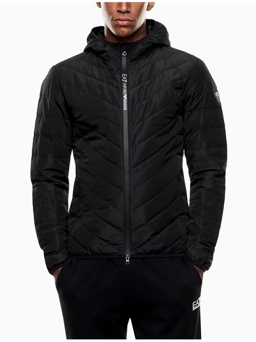 Piumino con cappuccio E.A. 7 | 8NPB14PNE1Z1200