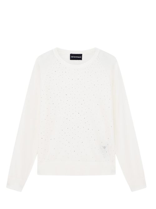Maglia con strass Emporio Armani | EW001263AF19176F0015