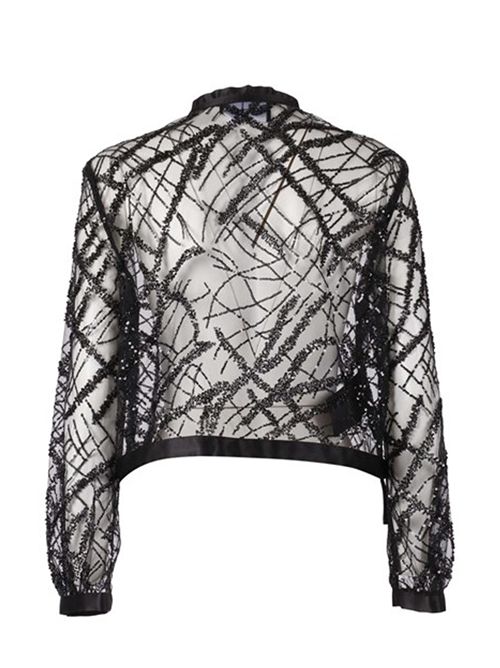 Bolero con zip Emporio Armani | EW001490AF10242UC001