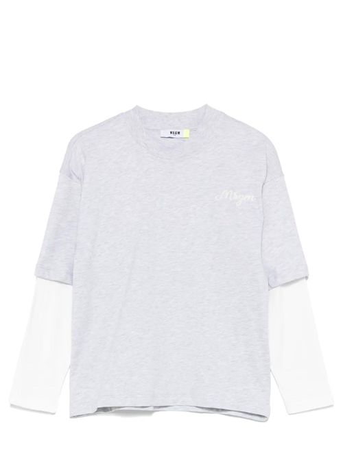 T-shirt con stampa MSGM KIDS | F5MSJBTH257107