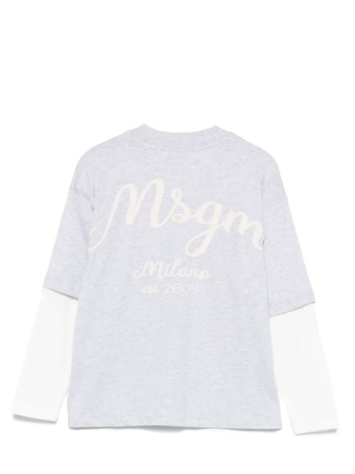 T-shirt con stampa MSGM KIDS | F5MSJBTH257107