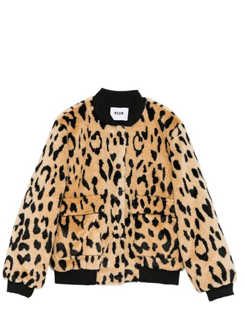 Bomber animalier MSGM KIDS | F5MSJGBO136MS030