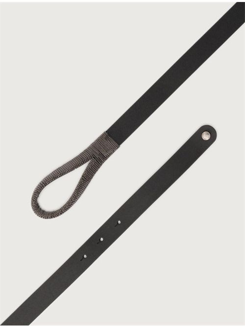 Cintura Nappa Chain Orciani | D10360_NCHNERO