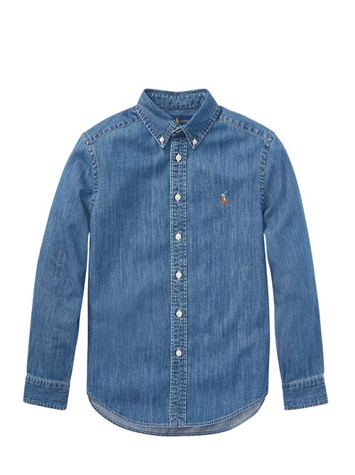 Camicia con logo Ralph Lauren Bimbo | 323713843001