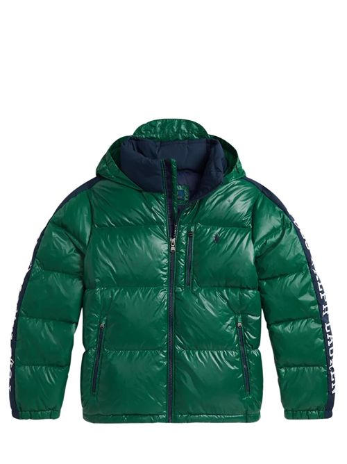 Piumino con logo Ralph Lauren Bimbo | 323978456002