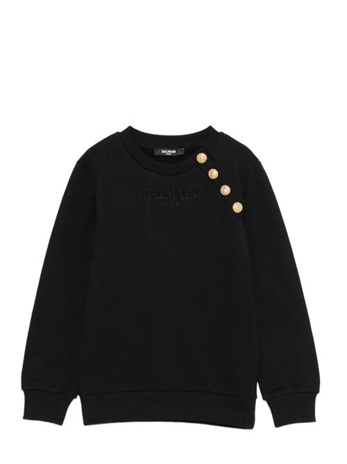 Felpa con bottoni Balmain | BZ4I10Z3183930OR