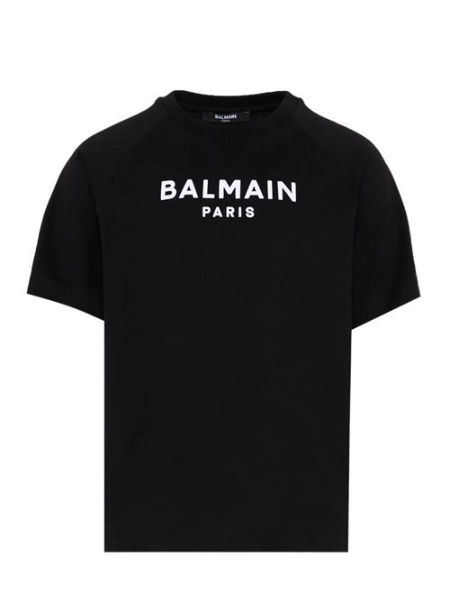 T-shirt con logo Balmain | BZ8I01Z3672930BC