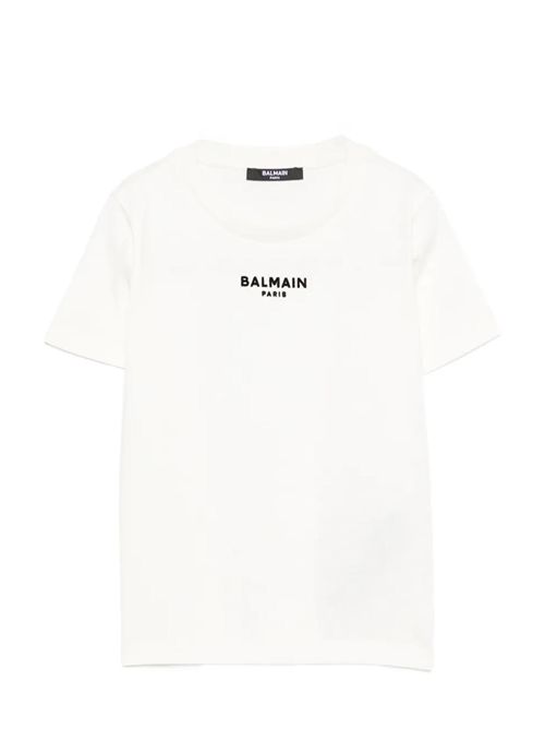 T-shirt con logo Balmain | BZ8I11Z3672102NE
