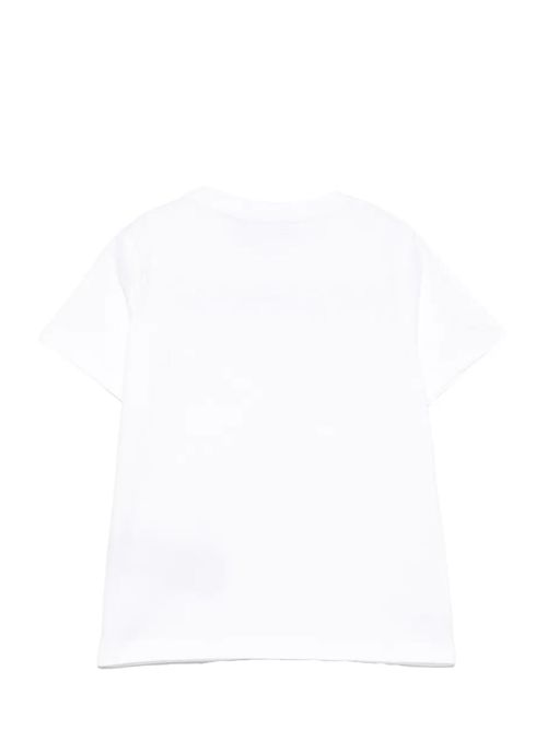 T-shirt con bottoni goffrati Balmain | BZ8I81Z3672100OR