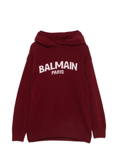 Felpa con cappuccio Balmain | BZ9H00Z3404530AV