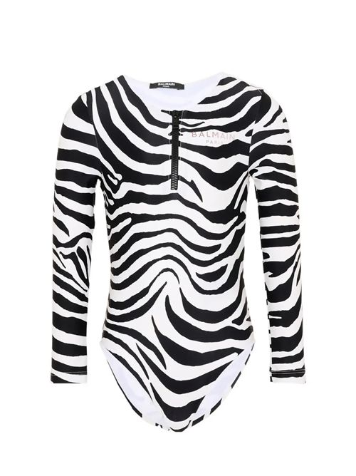 Costume con stampa Balmain | BZCA09Z4178100NE