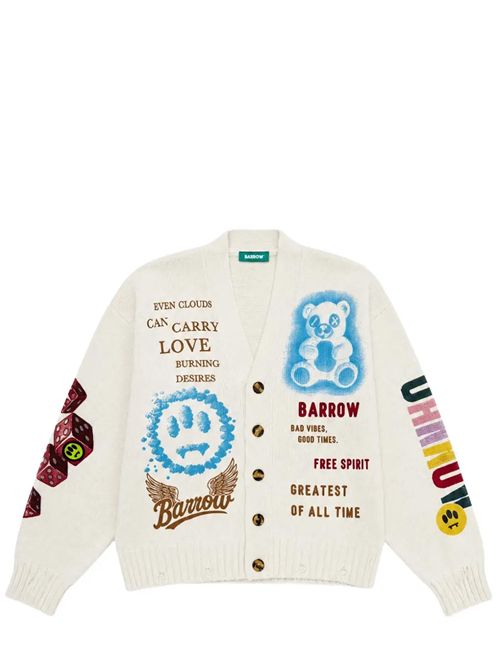 Cardigan con stampa Barrow | F6BWUACA039412