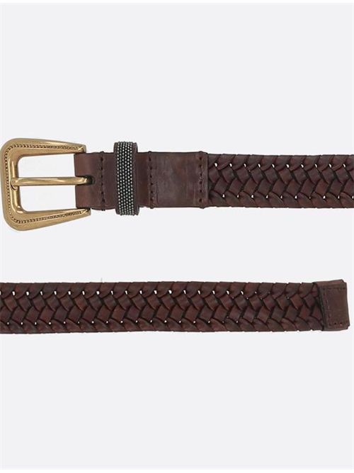 Cintura in pelle Brunello Cucinelli | M0NPPC287COGNA