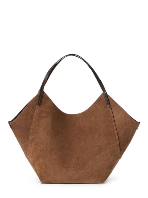Borsa effetto lucertola Brunello Cucinelli | MBLZB2835C8279