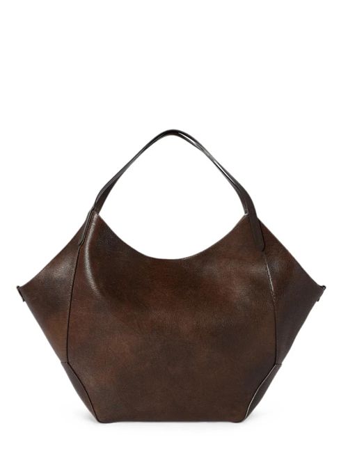 Borsa effetto lucertola Brunello Cucinelli | MBLZB2835C8279