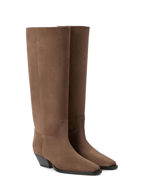 Stivali in pelle Brunello Cucinelli | MZSFC3320C9773