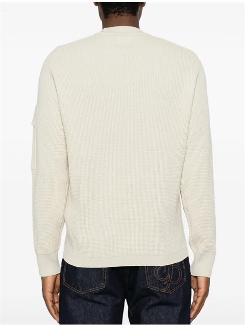 Maglione con applicazione logo C.P.Company | 21CLKN040A005528A120