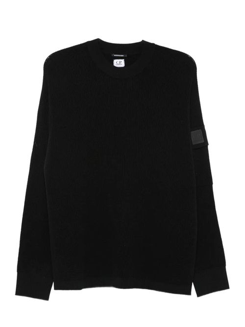 Maglione con applicazione logo C.P.Company | 21CLKN040A005528A999