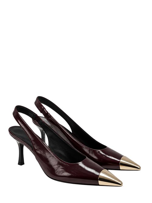 Slingback in vernice DIVINE FOLLIE MI | 40/POL04EGGPLANT