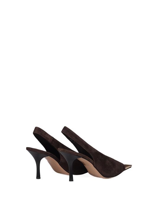 Slingback scamosciata DIVINE FOLLIE MI | 40/POL04MORO