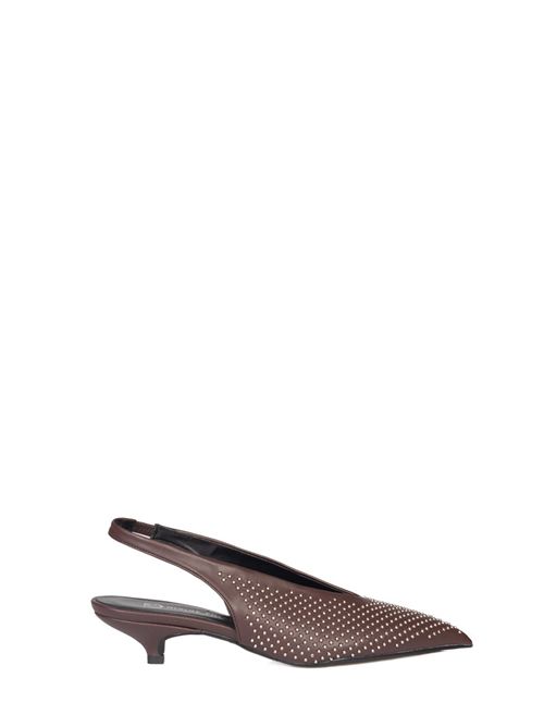 Slingback con borchie DIVINE FOLLIE MI | 63/7375T.MORO