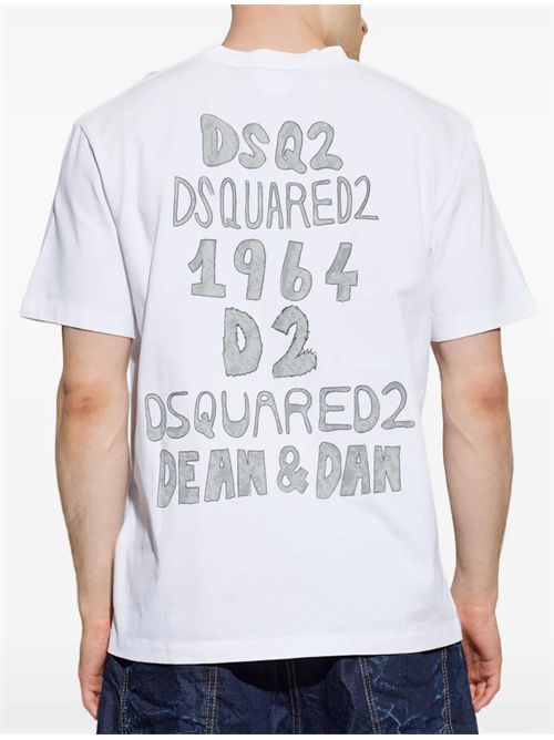 T-shirt con stampa sul retro Dsquared2 | S74GD1589D20033100