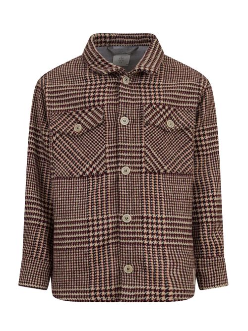 Overshirt a quadri Eleventy Kids | EZ5H00E0262419BG