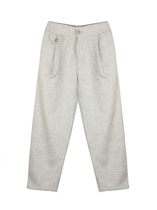 Pantaloni con pieghe Eleventy Kids | EZ6H00I0233800