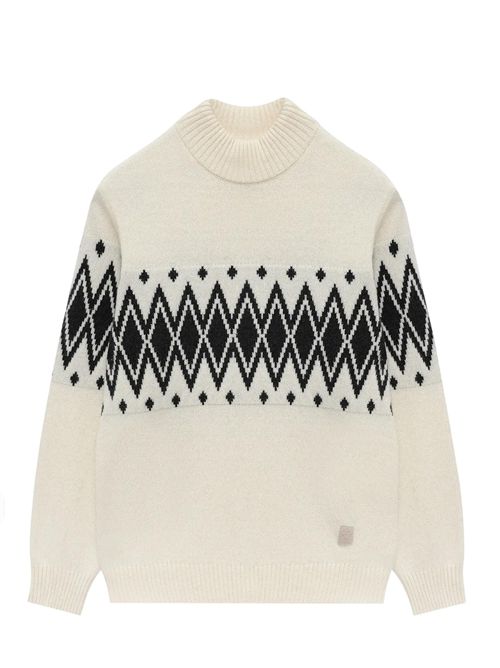 Maglione con intarsio Eleventy Kids | EZ9H50Z3404105AN